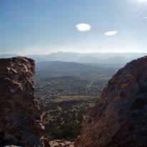 Looking towards the Sierra Nevada Mtns & Reno